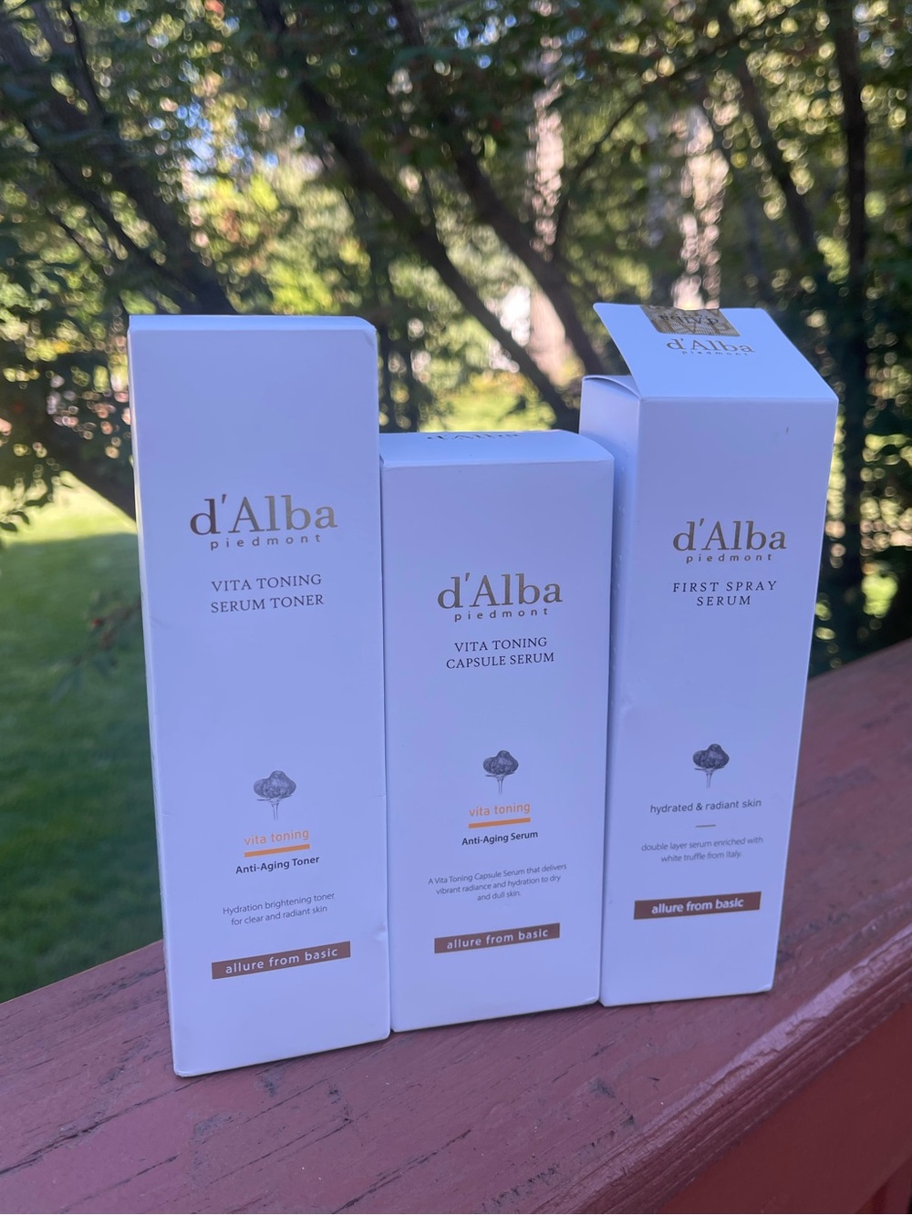 d'Alba Vita Toning serum/ serum toner/ spray serum